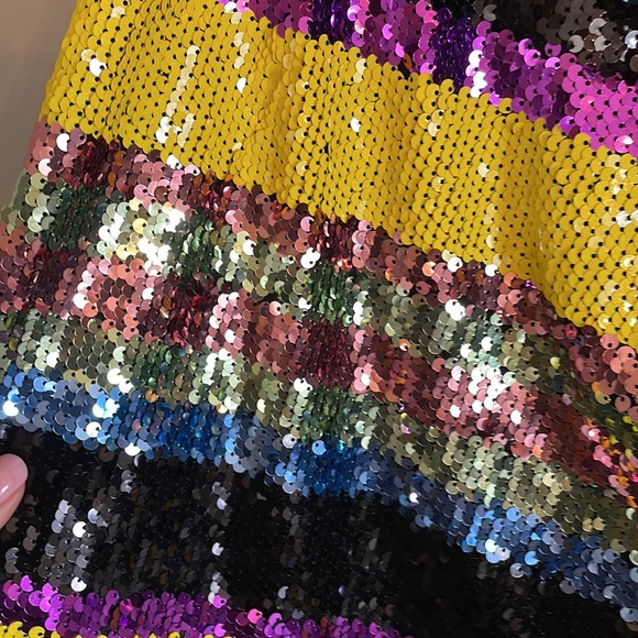 ByEgreis sequin multicolor skirt - Picture 5 of 8